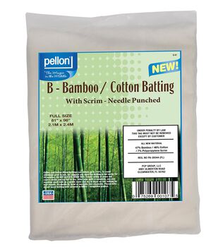 Quilt Batting bamboo Cotton Blend Batting-by the Yard Fiber