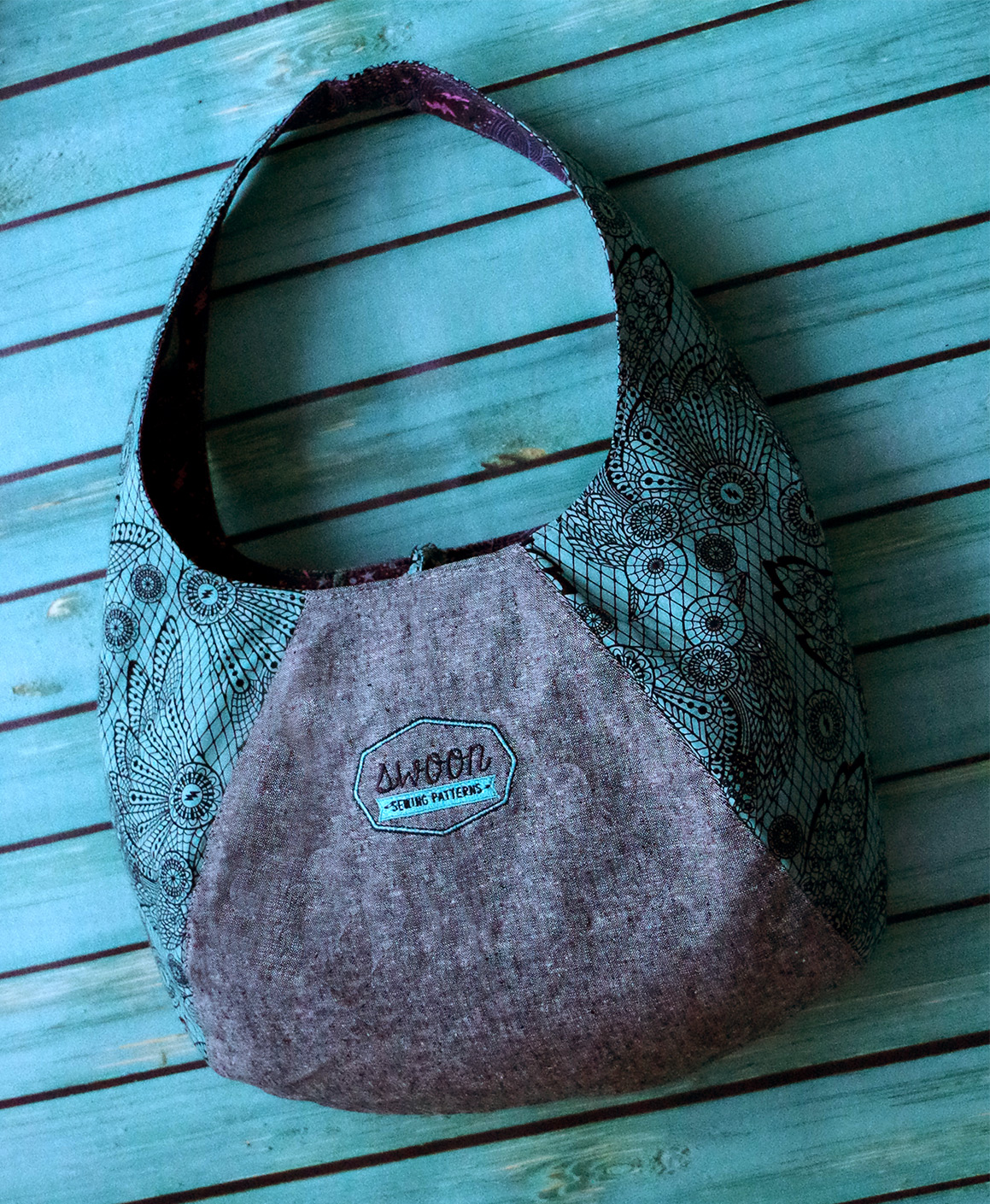 Hobo Shoulder Bag  Easy sewing, Bag patterns to sew, Sewing projects for  beginners