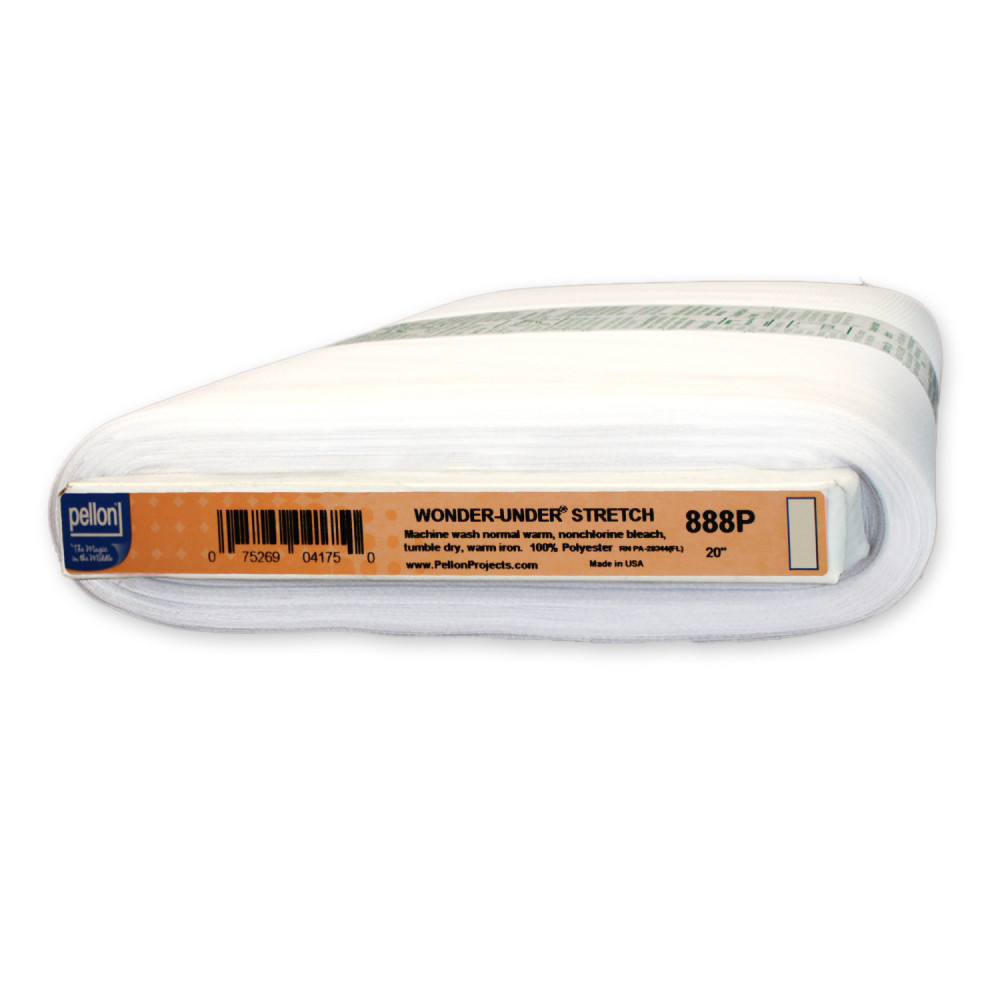 Pellon 888P Wonder Under Stretch Fusible Web 20 Wide (2 Yards Min.) - Fusible Interfacing - Fabric